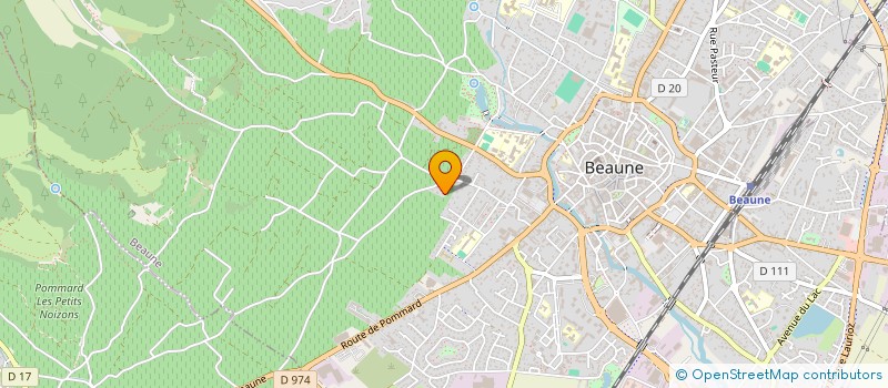 localisation de l'entreprise LE HAUT DES TUVILAINS à BEAUNE