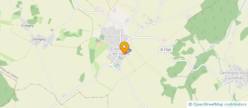 localisation de l'entreprise LE HAUT DU CHENE à COULOMBS-EN-VALOIS