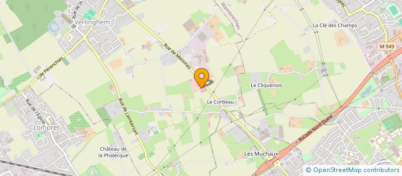 localisation de l'entreprise LE HAUT DU PAVE  VERLINGHEM