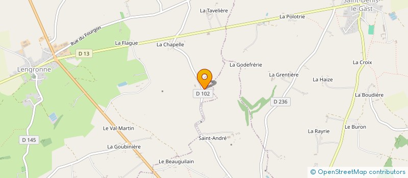 localisation de l'entreprise LE HAUT MANOIR à MONTAIGU-LES-BOIS