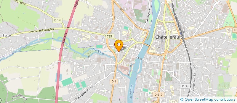 localisation de l'entreprise LE HAUT ST ROMAIN  CHATELLERAULT