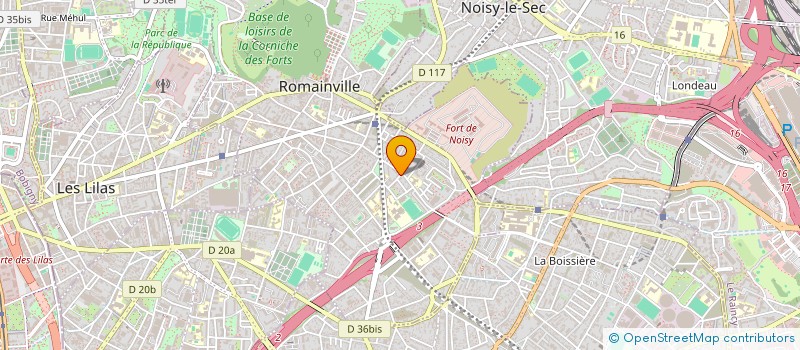 localisation de l'entreprise LE HAUTBOIS CHANTANT  ROMAINVILLE