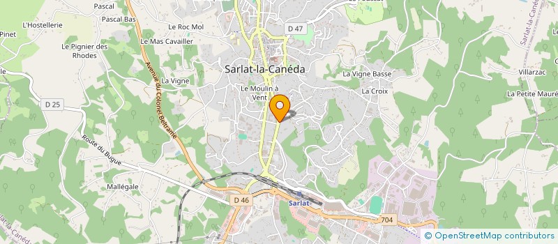 localisation de l'entreprise LE HAVANE à SARLAT-LA-CANEDA