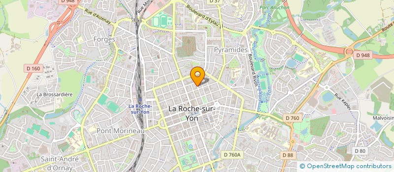 localisation de l'entreprise LE HAVANNA CAFE à LA ROCHE-SUR-YON