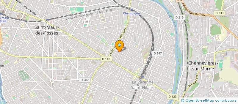 localisation de l'entreprise LE HAVRE à SAINT-MAUR-DES-FOSSES