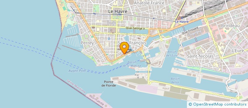 localisation de l'entreprise LE HAVRE AERO SERVICES à LE HAVRE