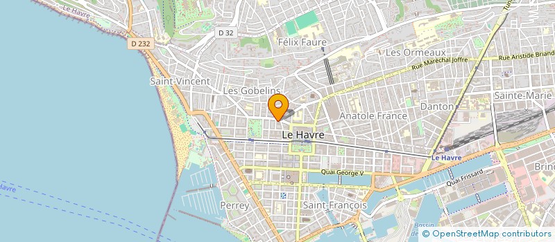localisation de l'entreprise LE HAVRE CROISIERES à LE HAVRE