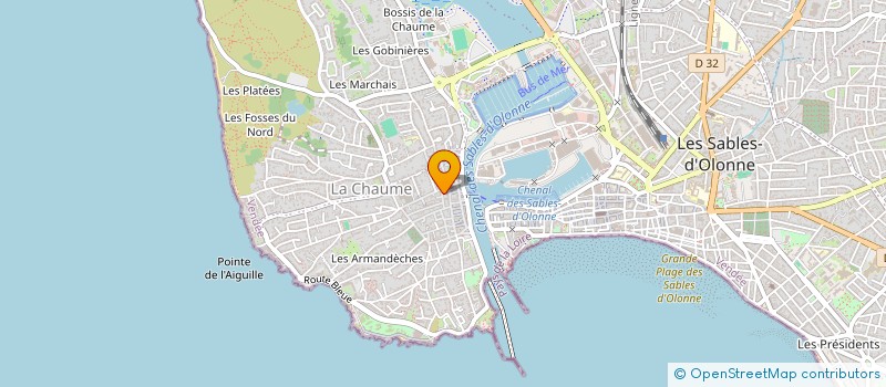 localisation de l'entreprise LE HAVRE D'OLONNE à LES SABLES D'OLONNE