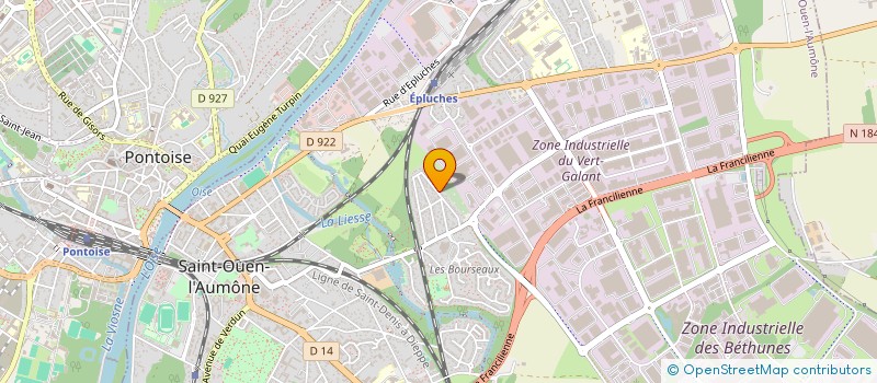 localisation de l'entreprise LE HAVRE DE BIENVEILLANCE ET DES POSSIBLES  SAINT-OUEN-L'AUMONE