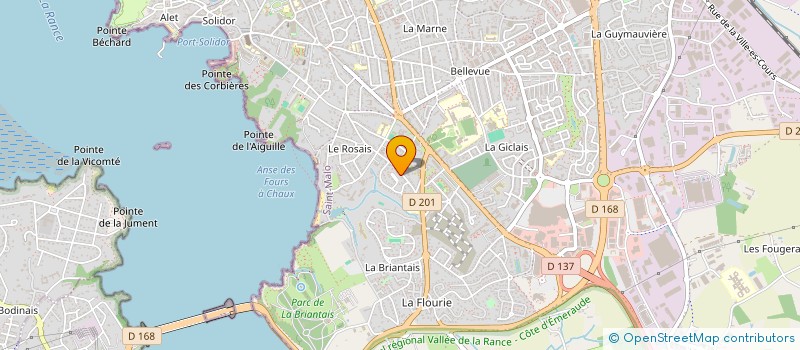localisation de l'entreprise LE HAVRE FLEURI  SAINT-MALO