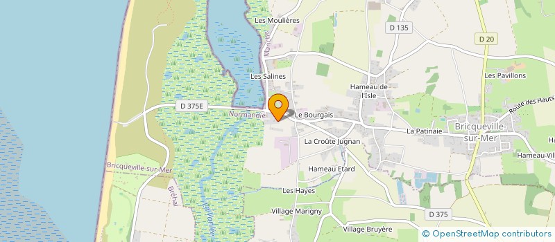 localisation de l'entreprise LE HAVRE SALINE  BRICQUEVILLE-SUR-MER