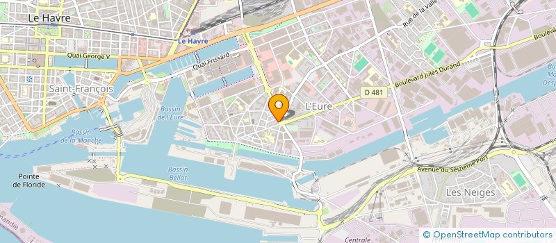 localisation de l'entreprise LE HAVRE SERVICES à LE HAVRE