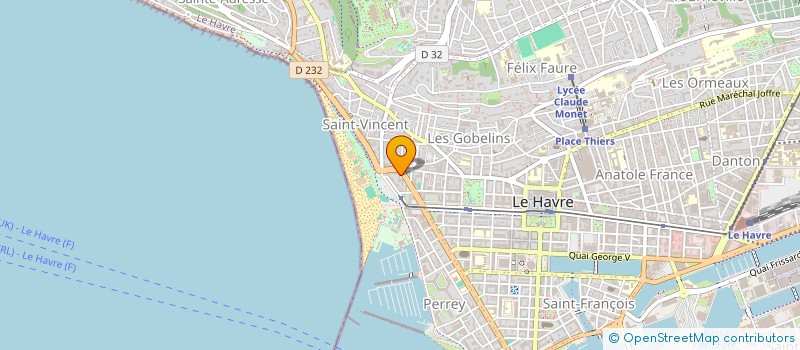 localisation de l'entreprise LE HAVRE SPORT OUTDOOR  LE HAVRE