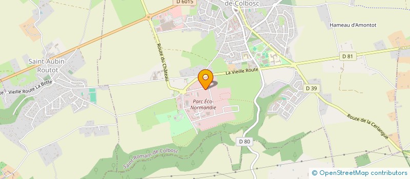 localisation de l'entreprise LE HAVRE TOITURE MAINTENANCE SERVICES à SAINT-ROMAIN-DE-COLBOSC