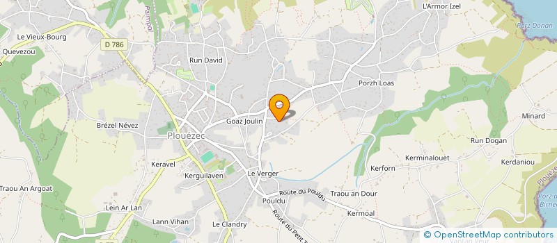 localisation de l'entreprise LE HEGARAT EXPERTISES à PLOUEZEC