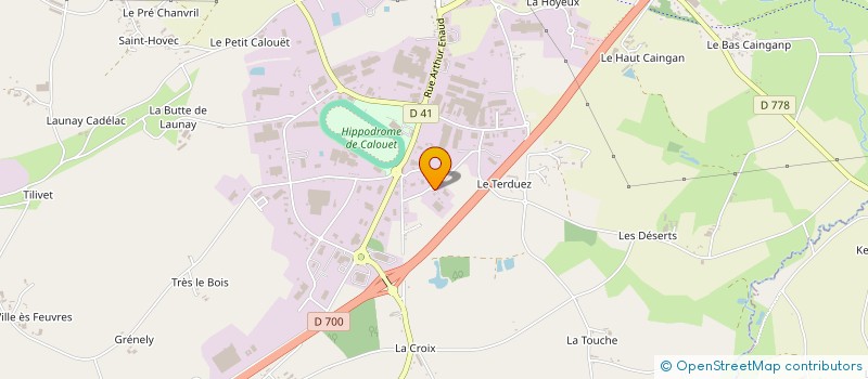 localisation de l'entreprise LE HELLOCO ACCOUVAGE à LOUDEAC