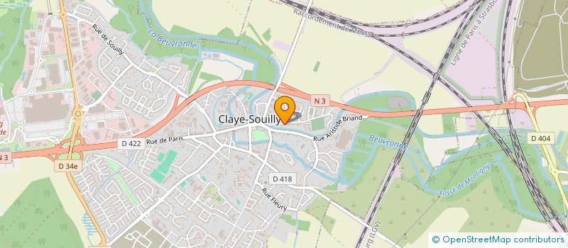 localisation de l'entreprise LE HENAFF REVETEMENTS DE SOLS  CLAYE-SOUILLY