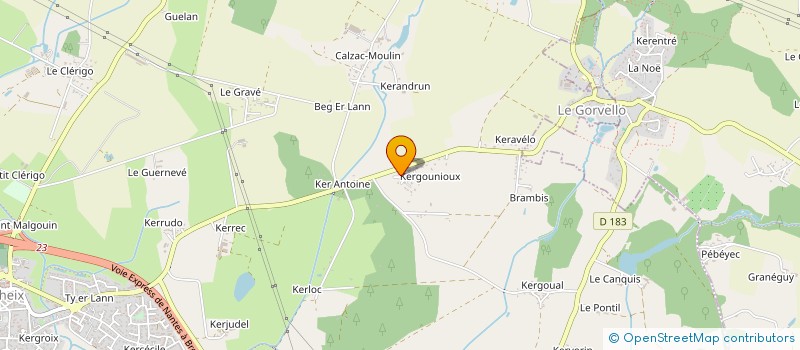 localisation de l'entreprise LE HENANFF  THEIX-NOYALO