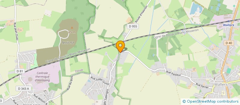 localisation de l'entreprise LE HENDY à WALLERS