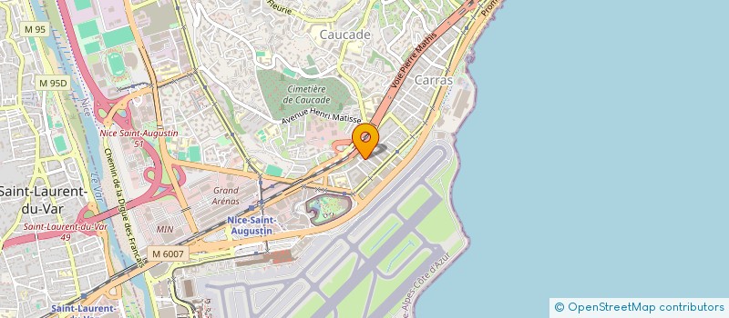 localisation de l'entreprise LE HERISSON à NICE
