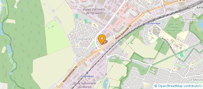 localisation de l'entreprise LE HERISSON CENTRE DE LAVAGE AUTO COIGNIERES à COIGNIERES