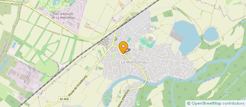 localisation de l'entreprise LE HERON BLANC  LA WANTZENAU