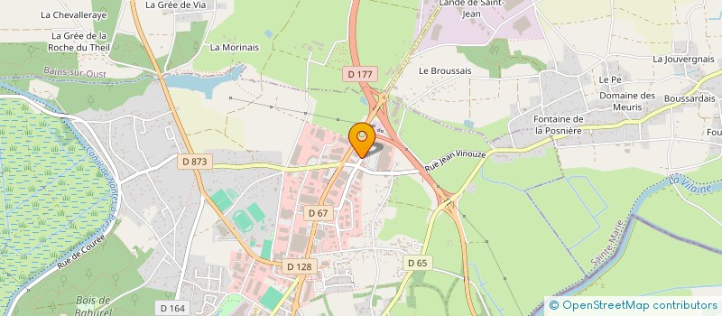 localisation de l'entreprise LE HERON BLEU à REDON