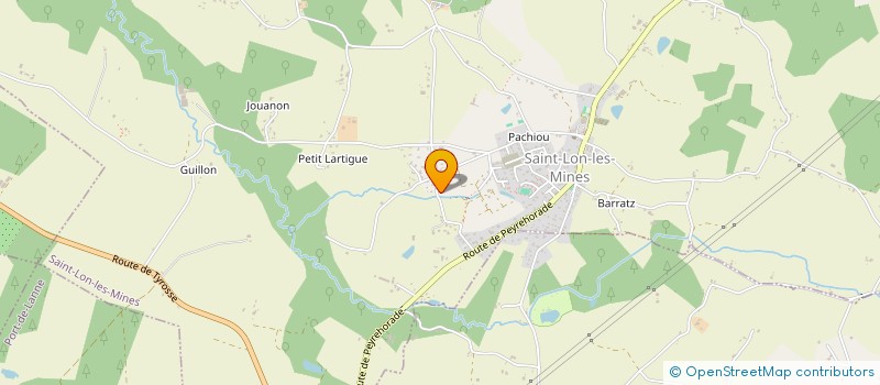 localisation de l'entreprise LE HERROU  SAINT-LON-LES-MINES