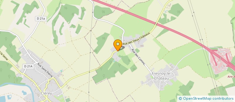 localisation de l'entreprise LE HETRE POURPRE  FRESNOY-LE-CHATEAU