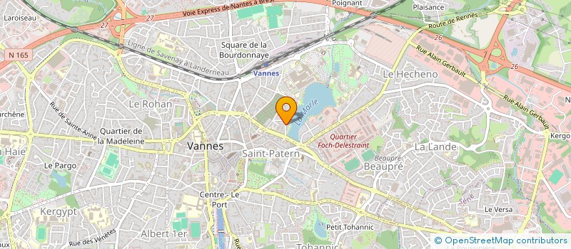 localisation de l'entreprise LE HF  VANNES