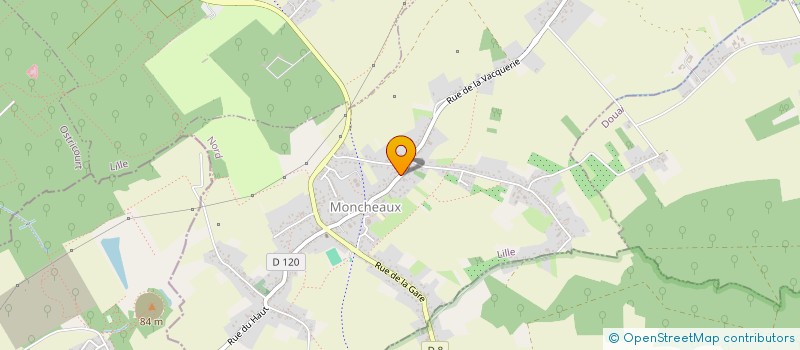 localisation de l'entreprise LE HIATUS à MONCHEAUX