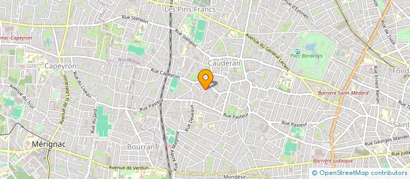 localisation de l'entreprise LE HIR REJANE ET PASCAL FLORENTIN  BORDEAUX