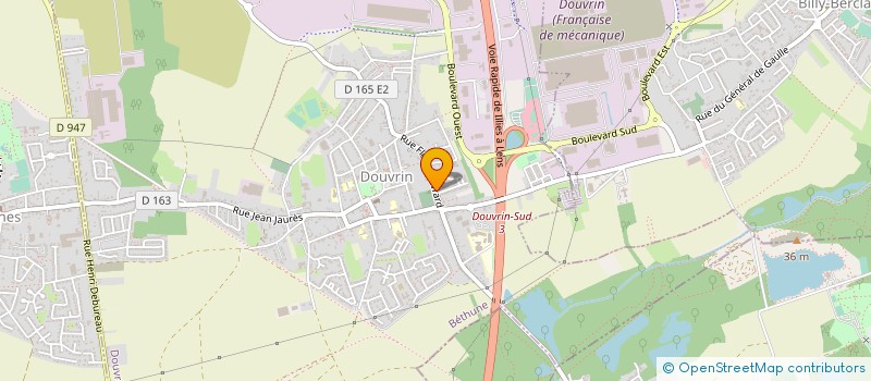 localisation de l'entreprise LE HOCHET DORE  AUCHY-LES-MINES