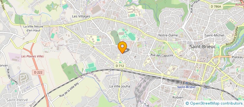 localisation de l'entreprise LE HOMARD BLEU à SAINT-BRIEUC