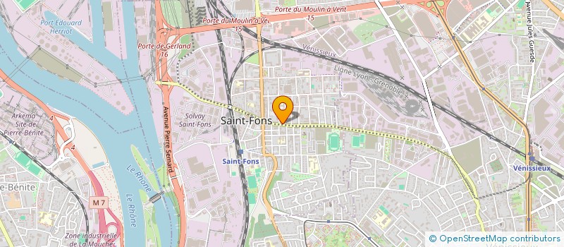 localisation de l'entreprise LE HOME DE LA CUISINE à SAINT-FONS