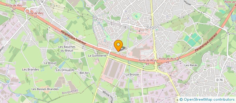 localisation de l'entreprise LE HOME DU VERGER  REZE