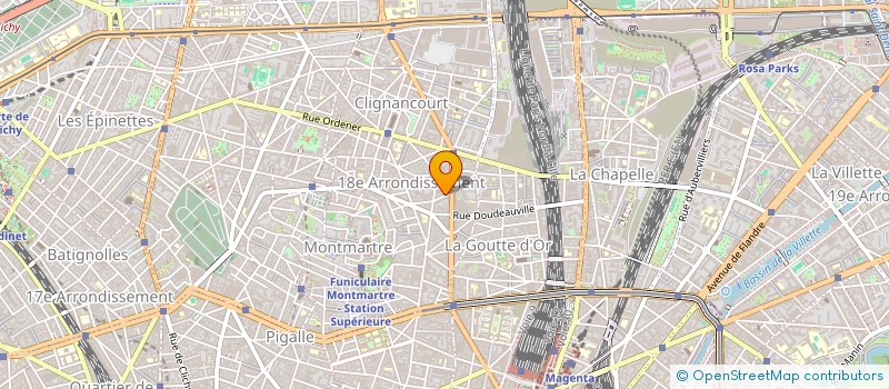 localisation de l'entreprise LE HOME LABAT BARBES SNC  PARIS