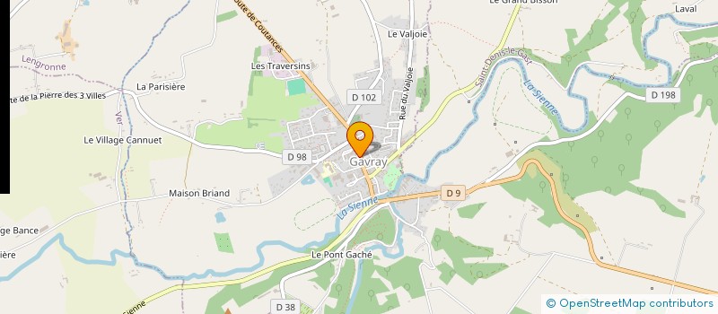 localisation de l'entreprise LE HOME SOLIDARITE  GAVRAY-SUR-SIENNE