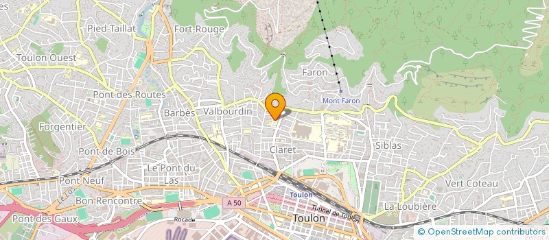 localisation de l'entreprise LE HOME THOMAS  TOULON