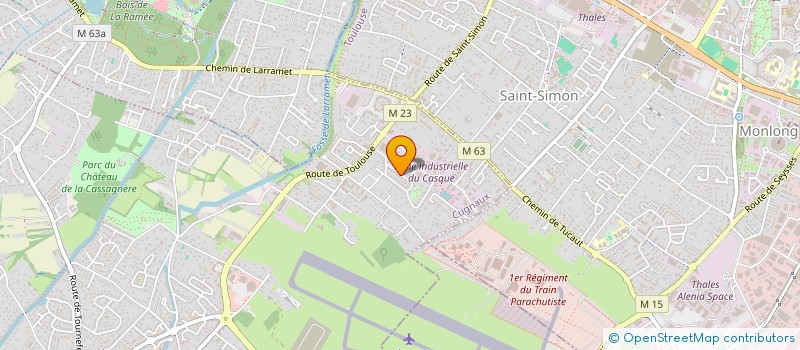 localisation de l'entreprise LE HONG CHMING  CUGNAUX