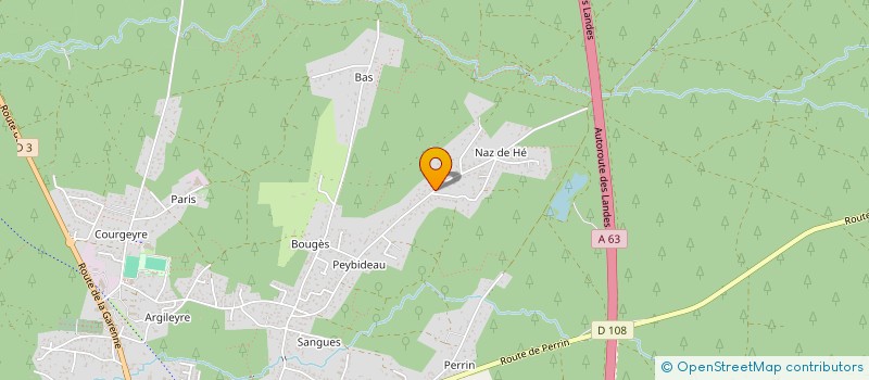 localisation de l'entreprise LE HOUDIN  SALLES