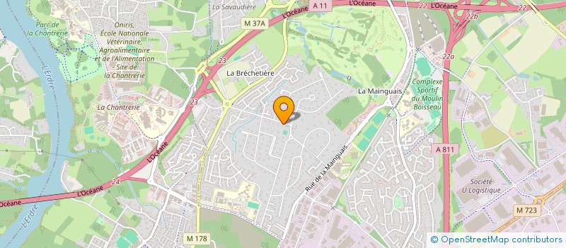 localisation de l'entreprise LE HOUSSEAU  CARQUEFOU