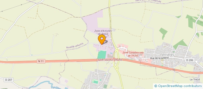 localisation de l'entreprise LE HUB QUALITY  SAINT-SAUVEUR-D AUNIS