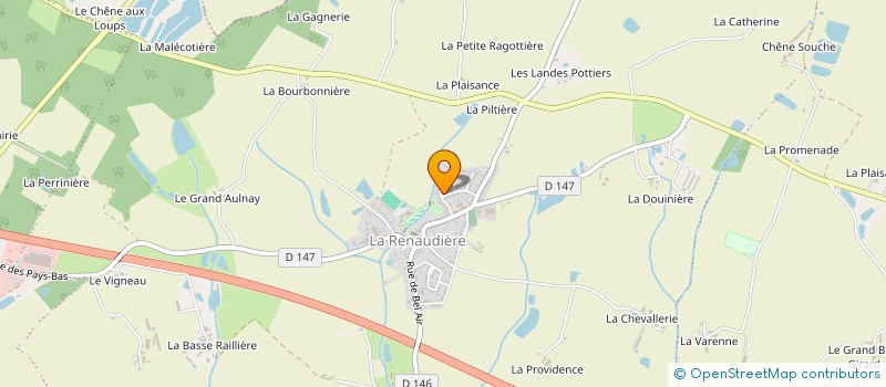 localisation de l'entreprise LE HUCLO à SEVREMOINE