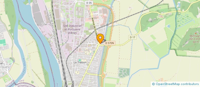 localisation de l'entreprise LE HUGY à ARLES