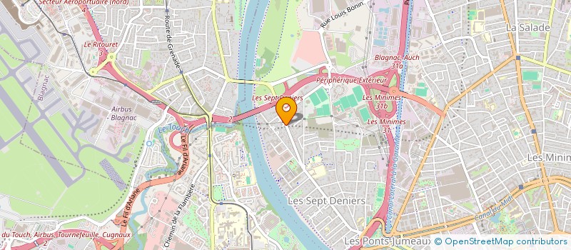 localisation de l'entreprise LE HUIT à TOULOUSE