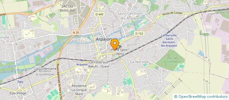 localisation de l'entreprise LE HUITIEME OEIL  ARPAJON