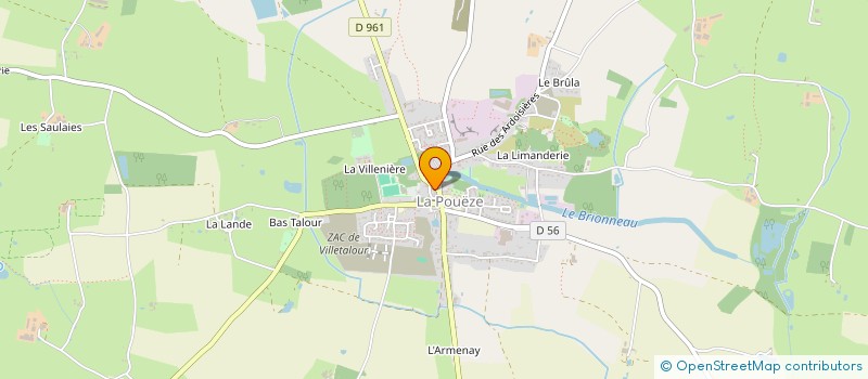 localisation de l'entreprise LE HUTAN  VAL D'ERDRE-AUXENCE