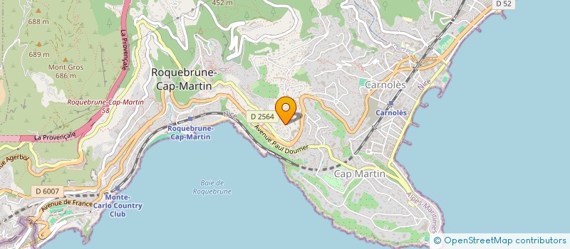localisation de l'entreprise LE IENE  ROQUEBRUNE-CAP-MARTIN