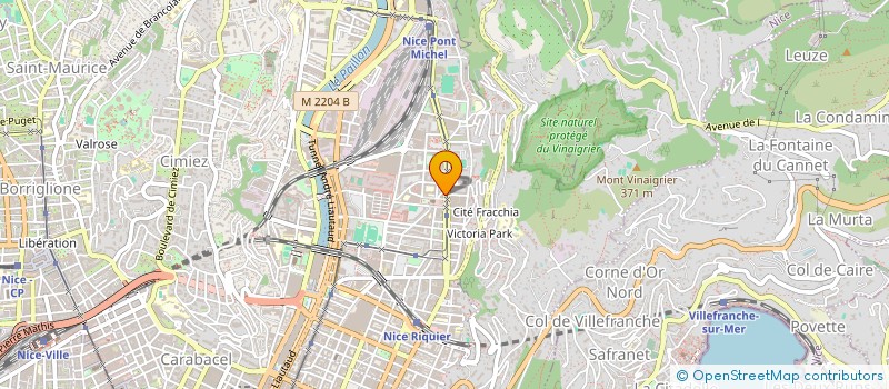 localisation de l'entreprise LE J CARE à NICE
